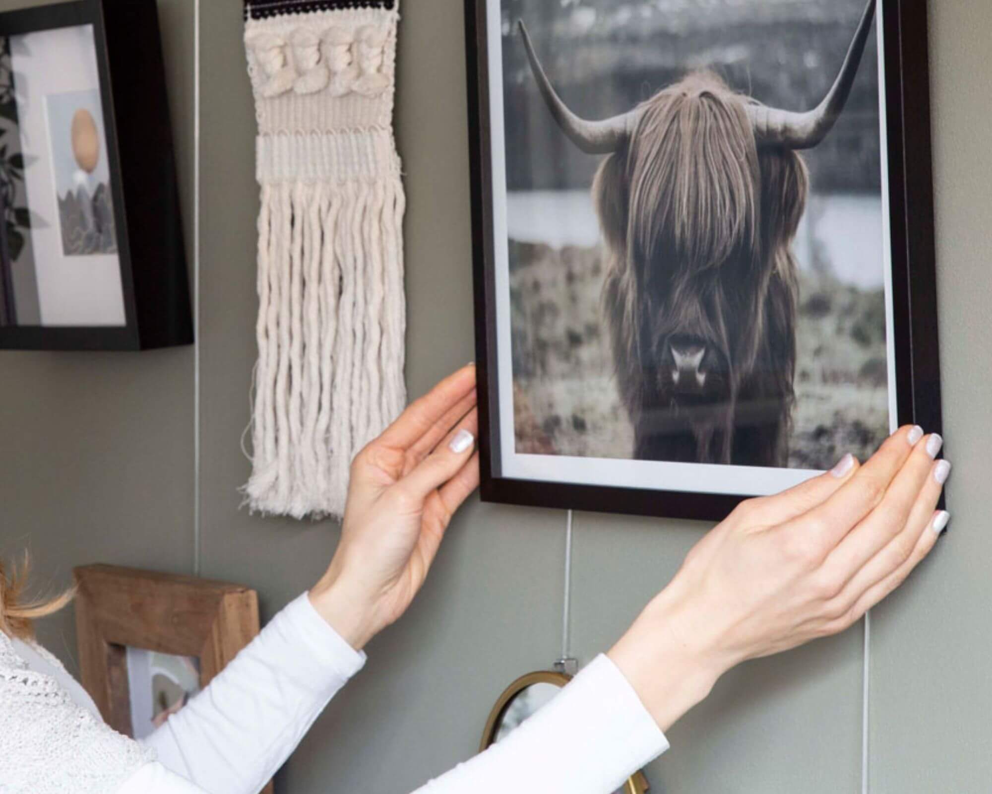 accroche tableau décoration murale cimaise